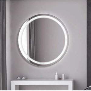 ESPELHO FIT REDONDO 60CM LED INTEGRADO TOUCH