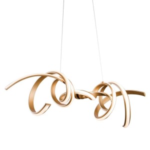 PENDENTE GALAX 1MX25CM 45W LED 3000K BIVOLT