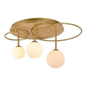 PLAFON OCCA 60CM 3XG9 COR DOURADO FOSCO