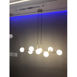 PENDENTE OGGI 1,07M DE COMPRIMENTO 8XG9 DOURADO FOSCO