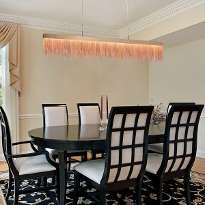 PENDENTE LANINI 1,20MX18CM LED 33W 3000K DOURADO